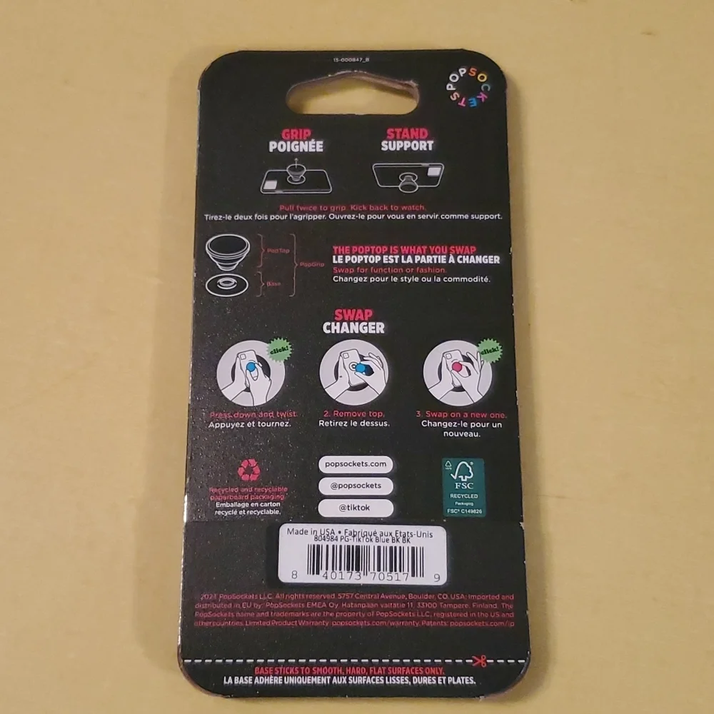 Tik Tok Popsocket - Blue